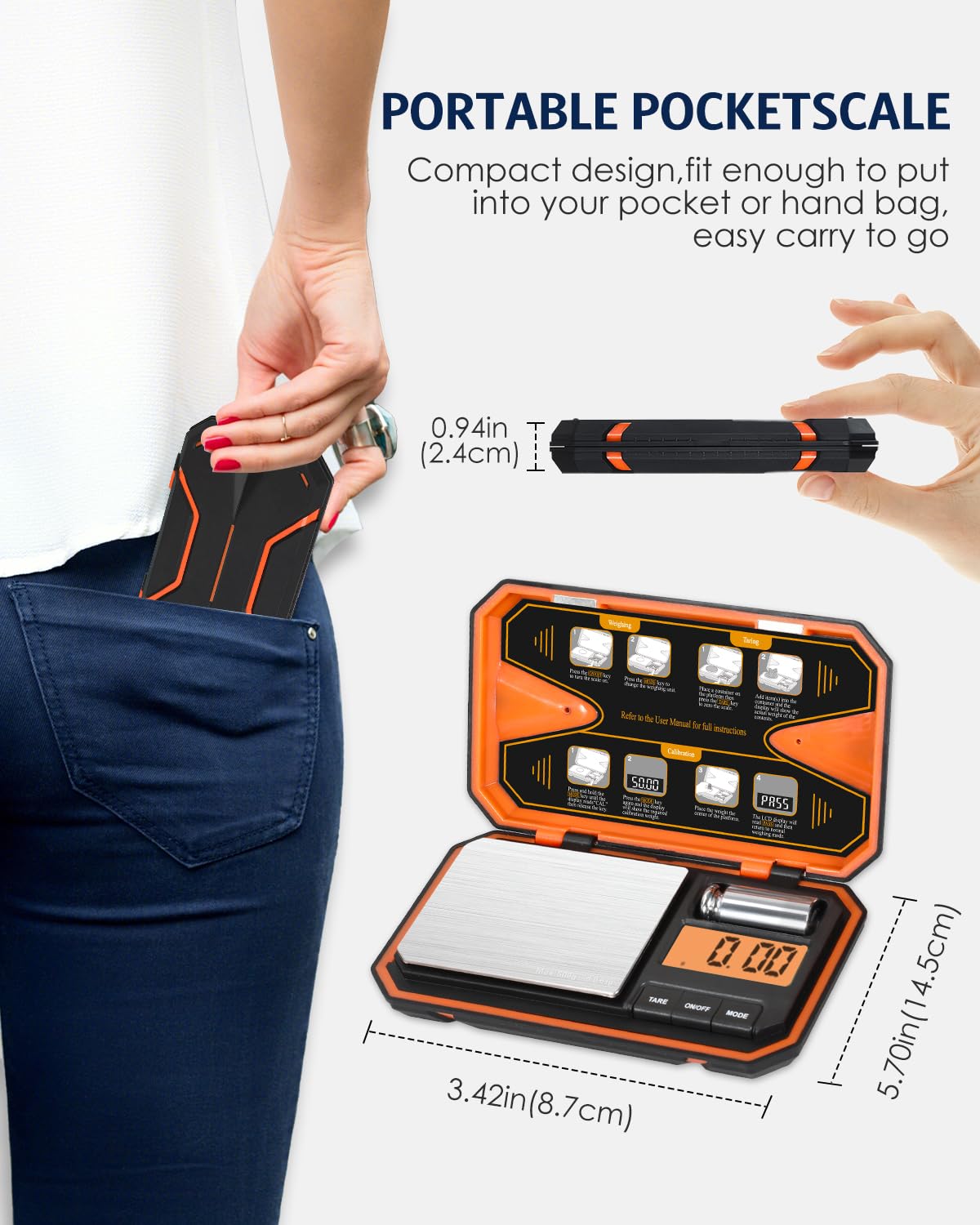 Digital Pocket Scale 500g x 0.01g H992