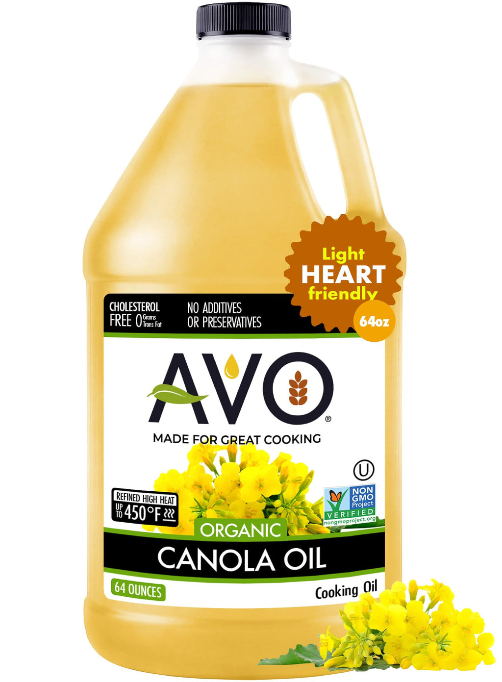 Organic Canola Oil, 64 Fl Oz U7438