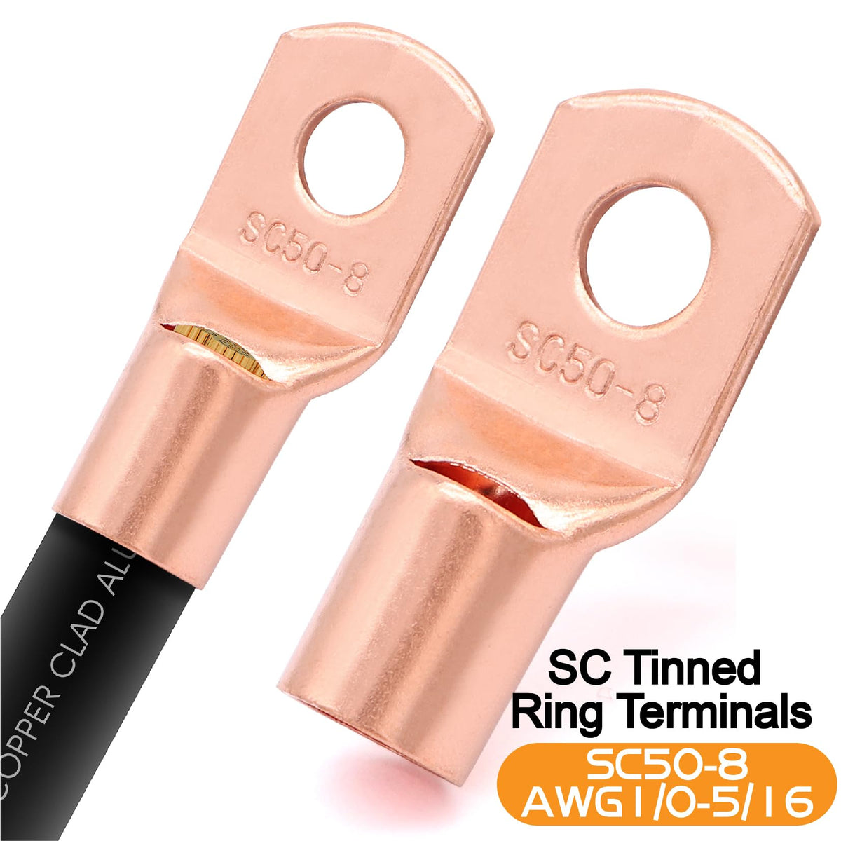 1/0 Gauge Battery Cable with Lugs X276