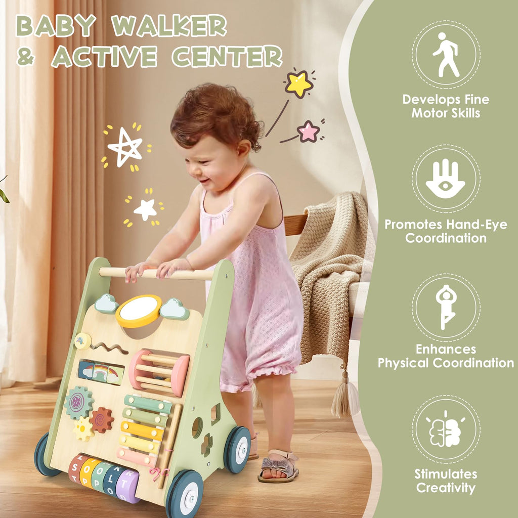 Wooden Baby Push Walker S463316