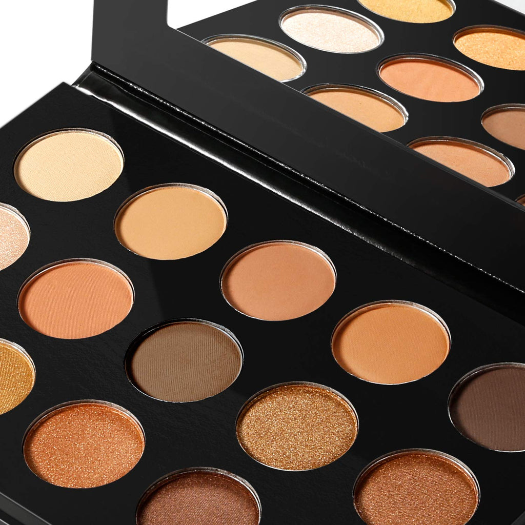 Nude Gold 15 Shades Matte Shimmer Eyeshadow Palette R405078