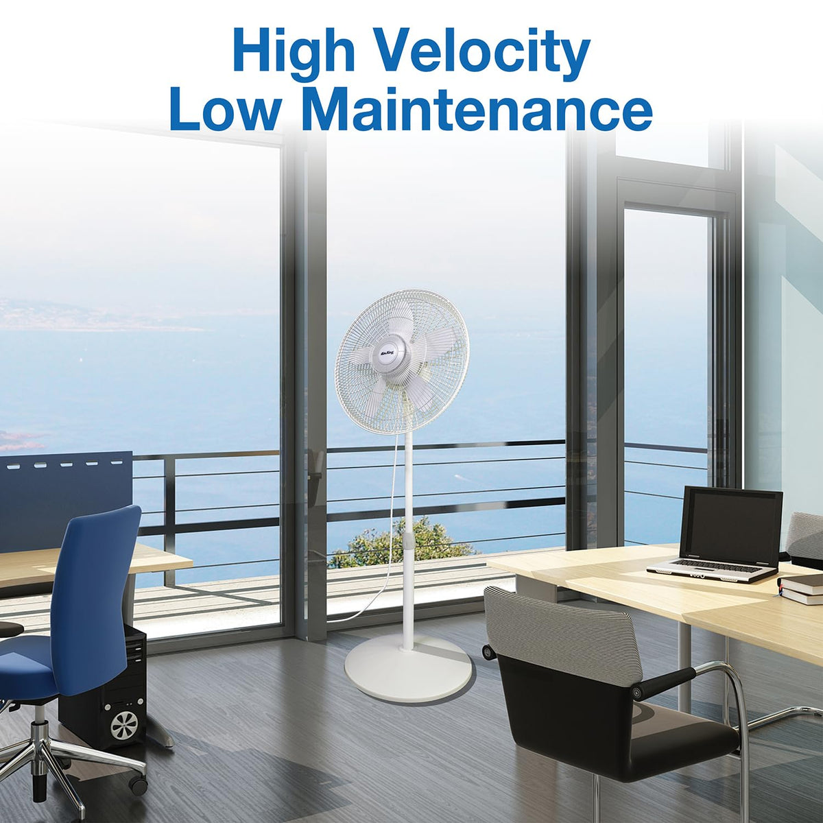 18-Inch 3-Speed Oscillating Pedestal Fan B79306