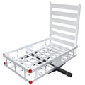 Aluminum Hitch Cargo Carrier with Ramp, 50" x 29.5" x 8.7", 500lbs Capacity X9515