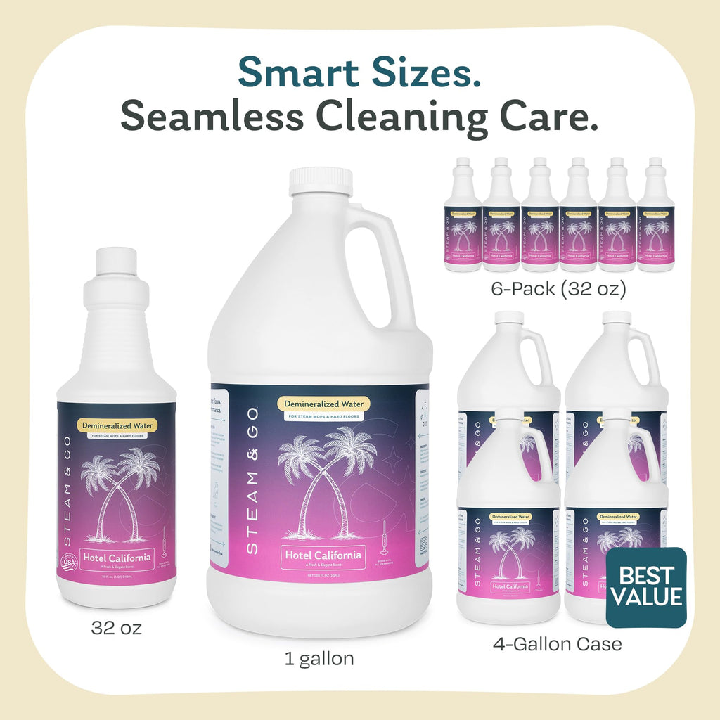 Demineralized Water for Steam Mop, 32 Ounces H802600