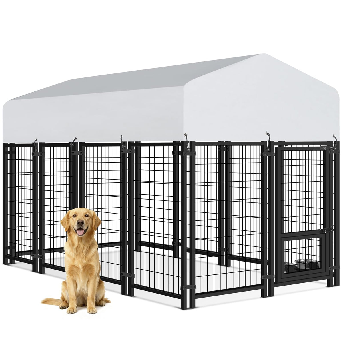 8x4x5FT Outdoor Dog Kennel S4575