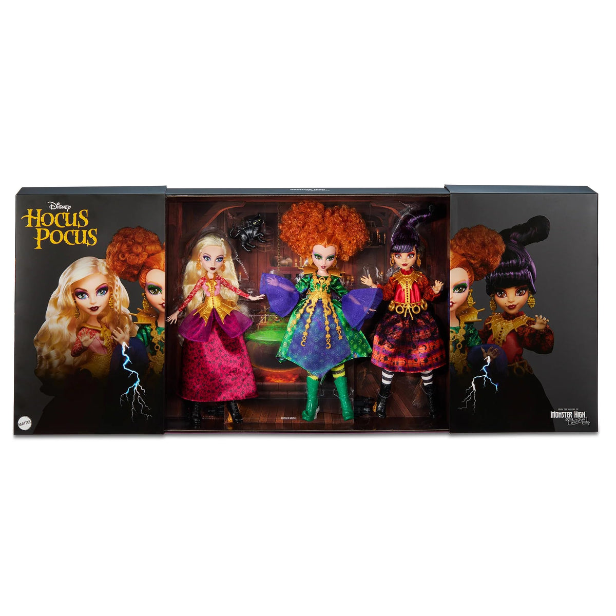 Dolls Set with Articulated Figures, Witchy Dresses, and Accessories V572426