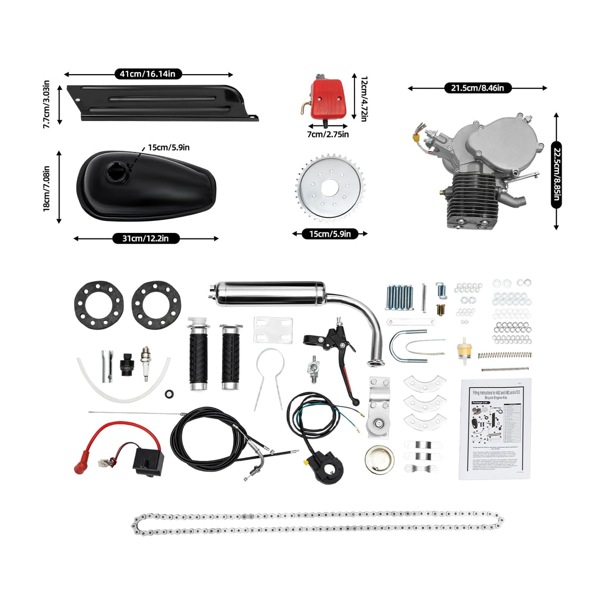 100CC 2-Stroke Bicycle Engine Kit R650