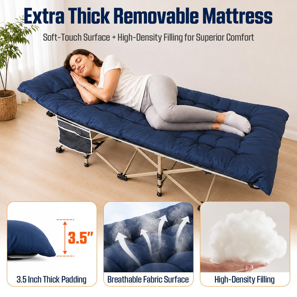 Camping Cot with Mattress R506619