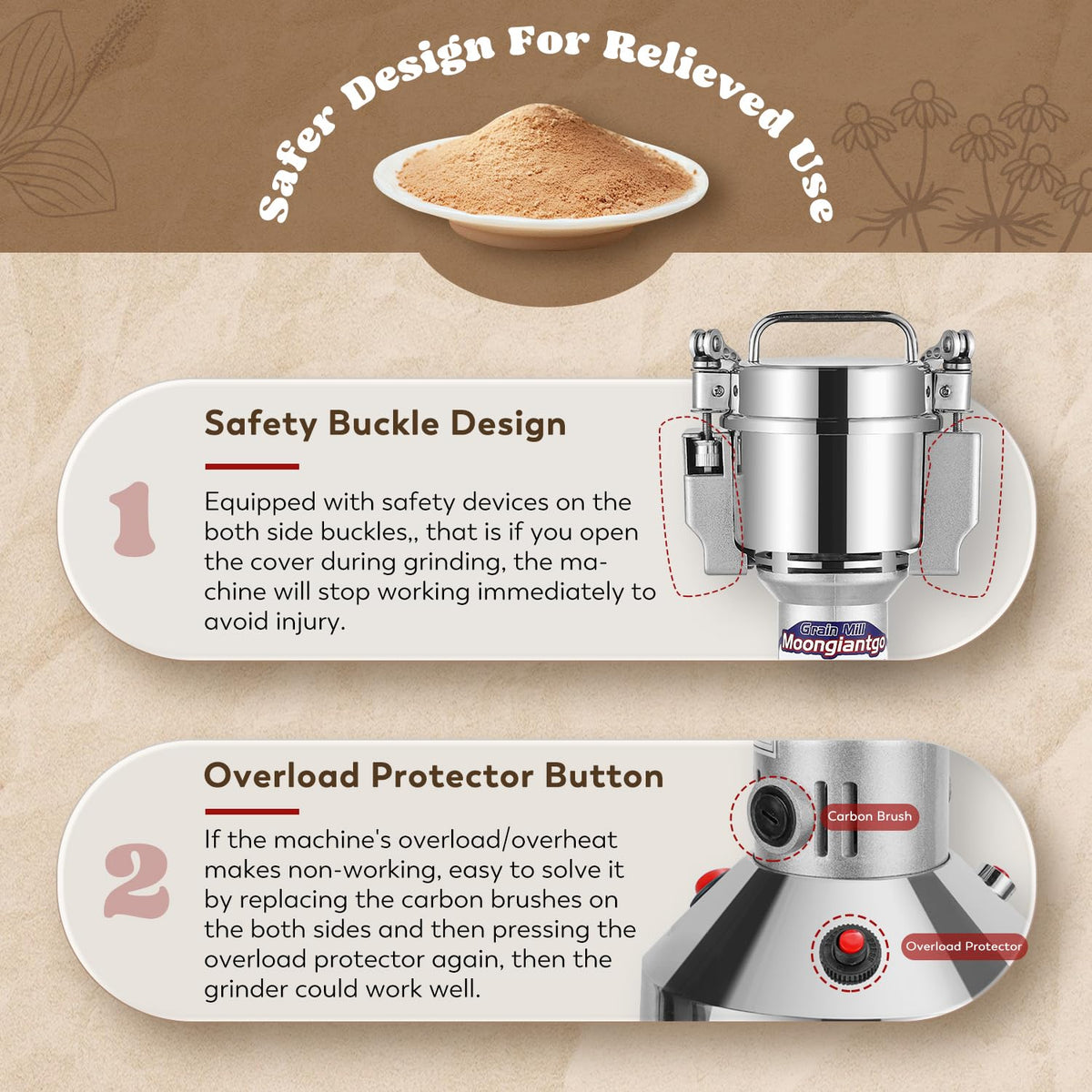 Electric Grain Mill Grinder 150g O779