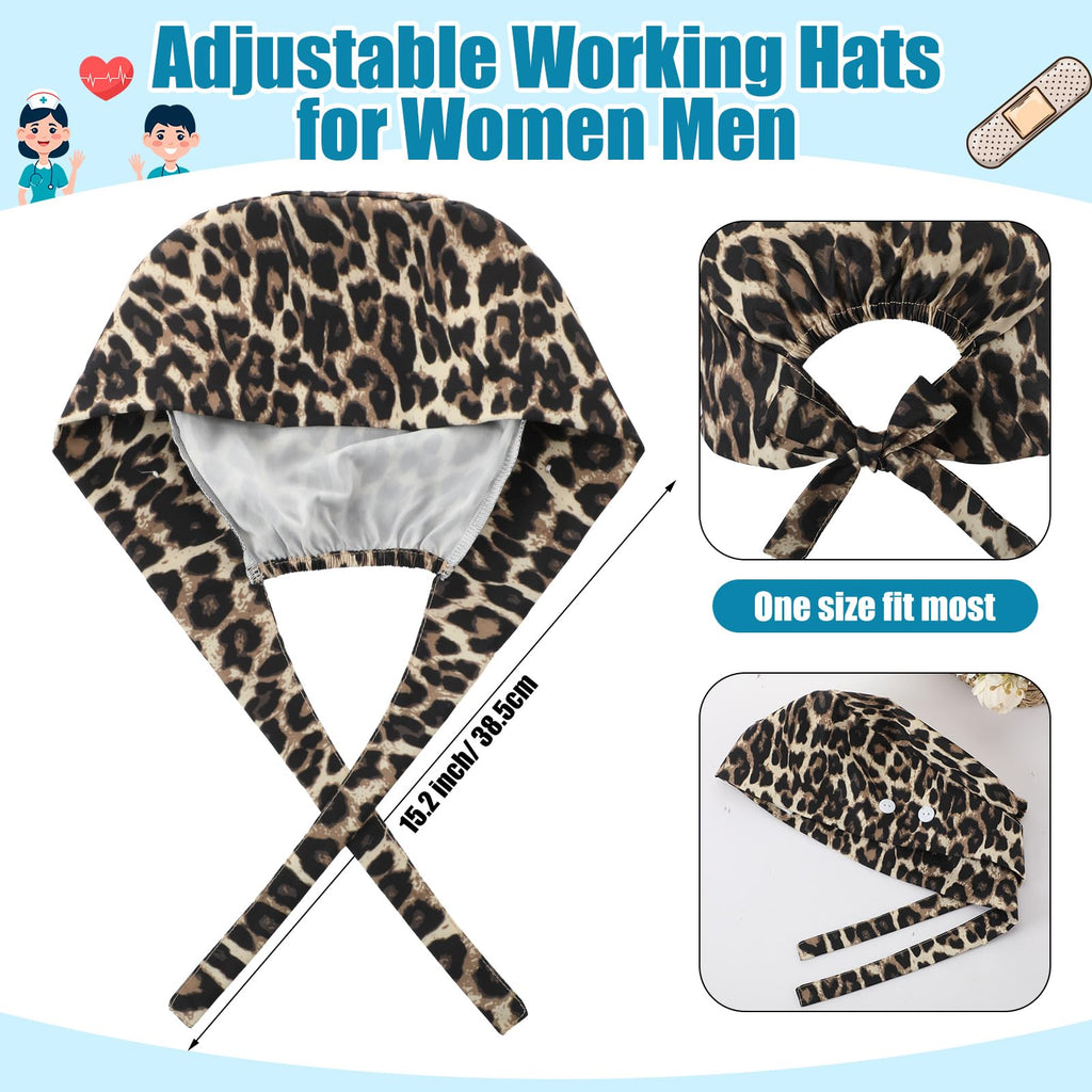 4 Pcs Nurse Scrub Caps J685