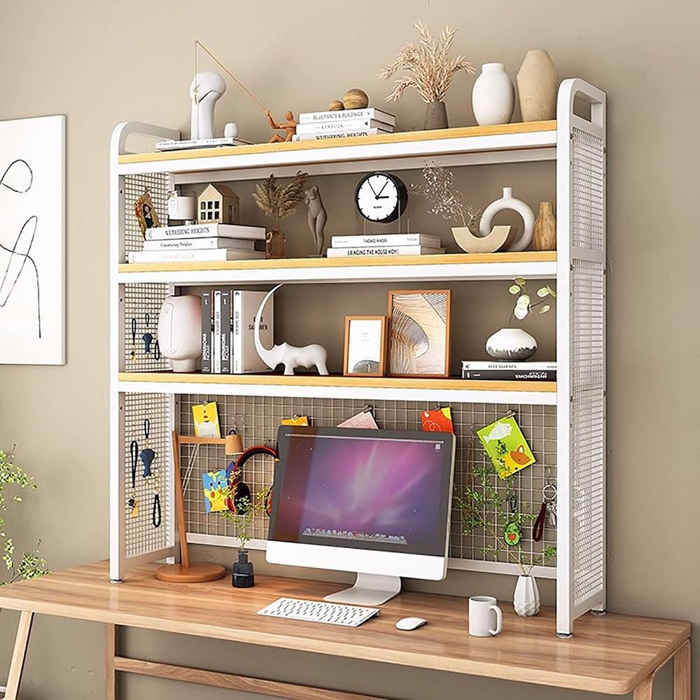 3-Tier Wood Desktop Bookshelf D345580
