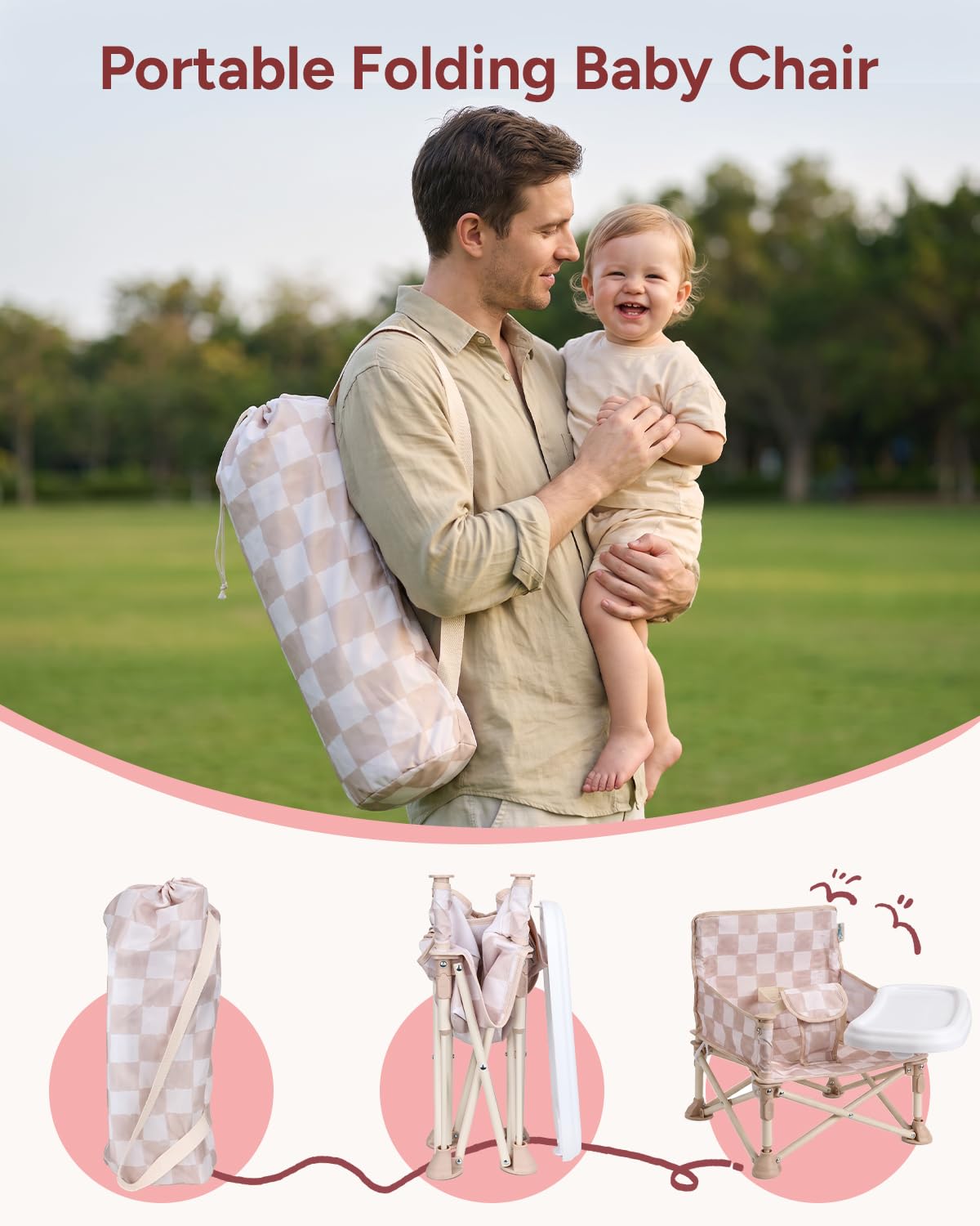 Portable Baby Chair W3975