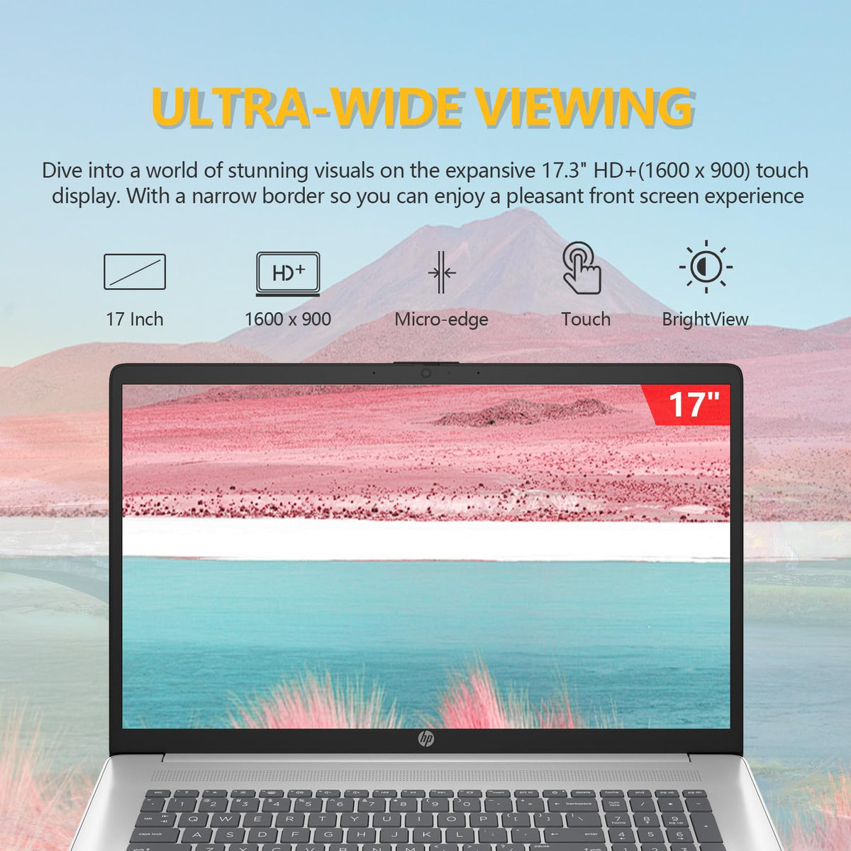 17.3 Inch Touchscreen Laptop AMD Ryzen 5 16GB RAM 1TB SSD U8669
