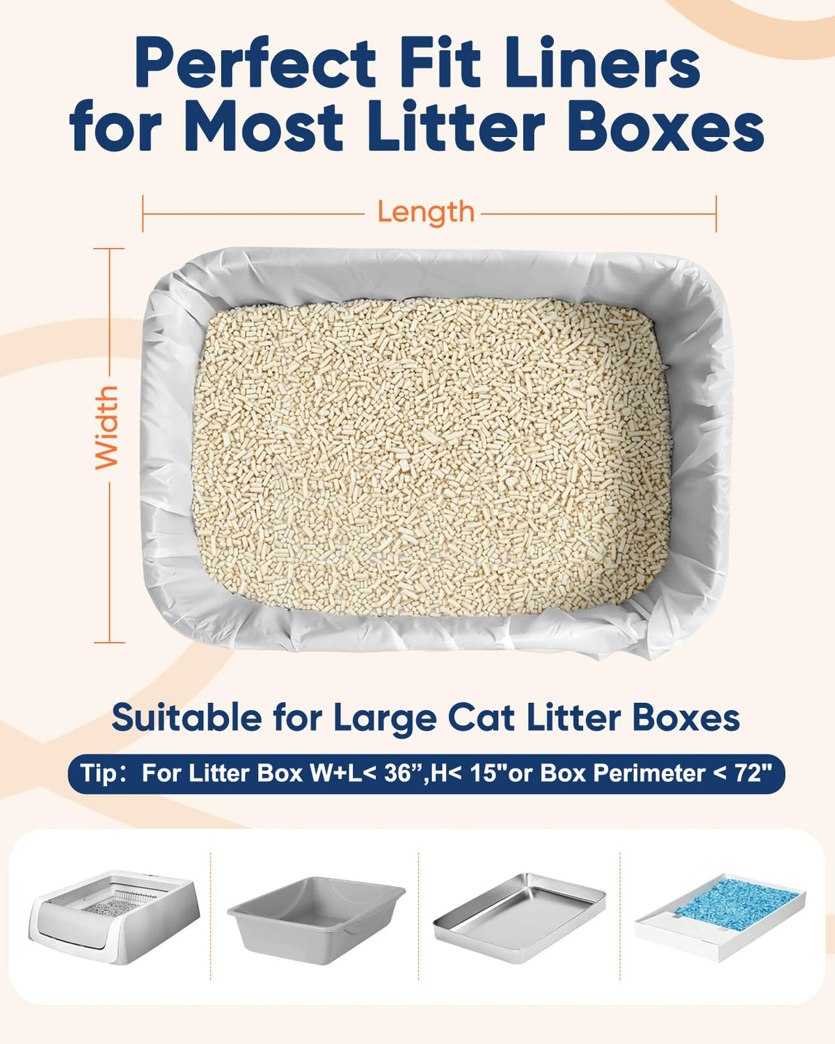 24 Pack Litter Box Liners M945