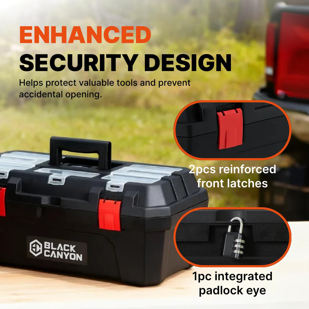 19 Inch Plastic Portable Tool Box with Handle G788470