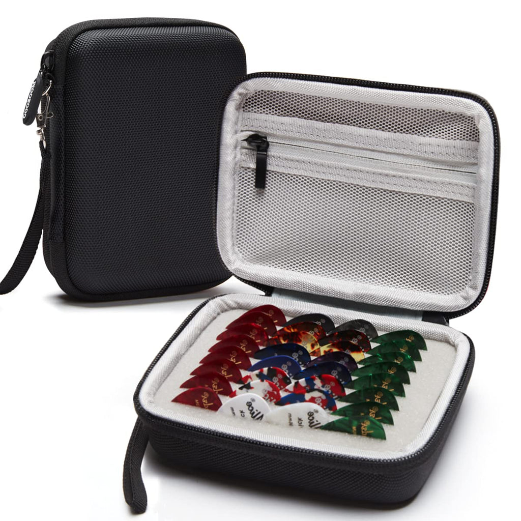 Guitar Pick Holder Case Black B124