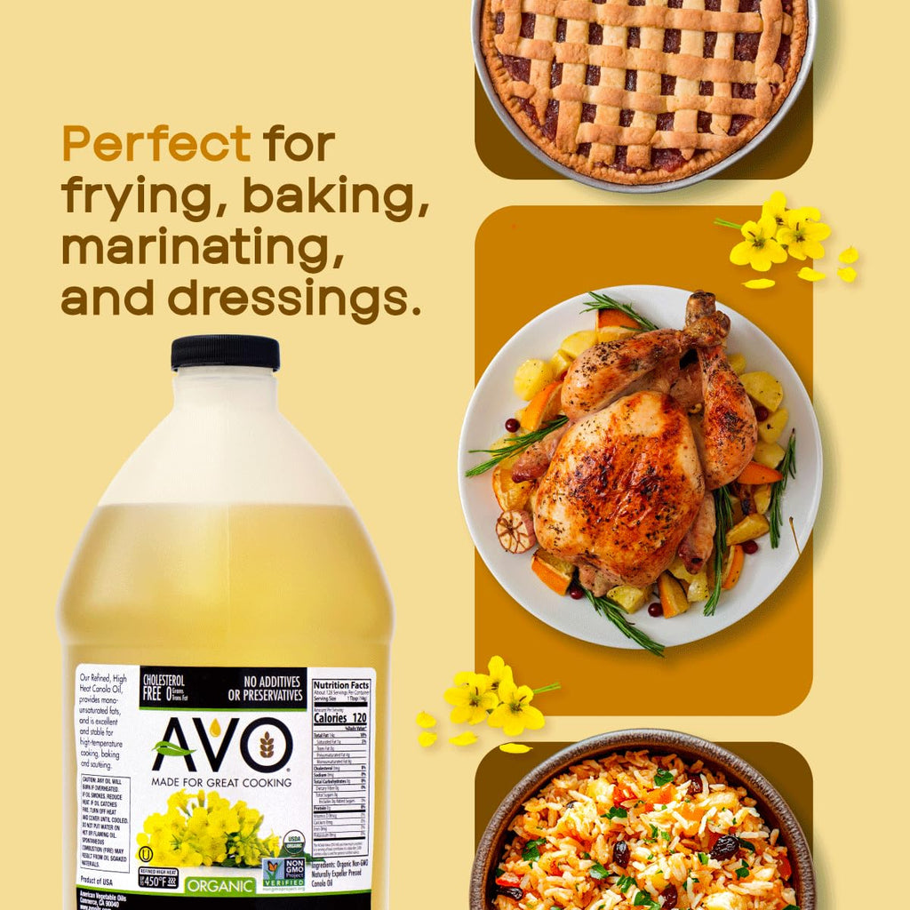 Organic Canola Oil, 64 Fl Oz U7438
