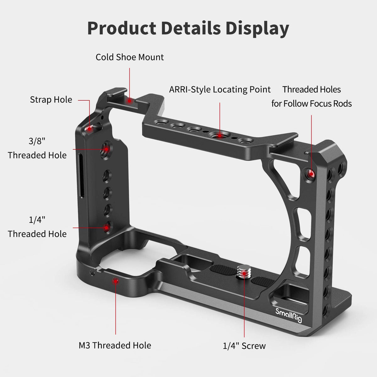Aluminum Alloy Camera Cage Rig X666125