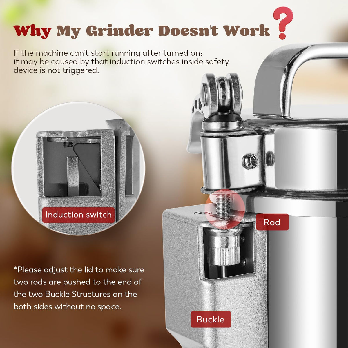 Electric Grain Mill Grinder 150g O779