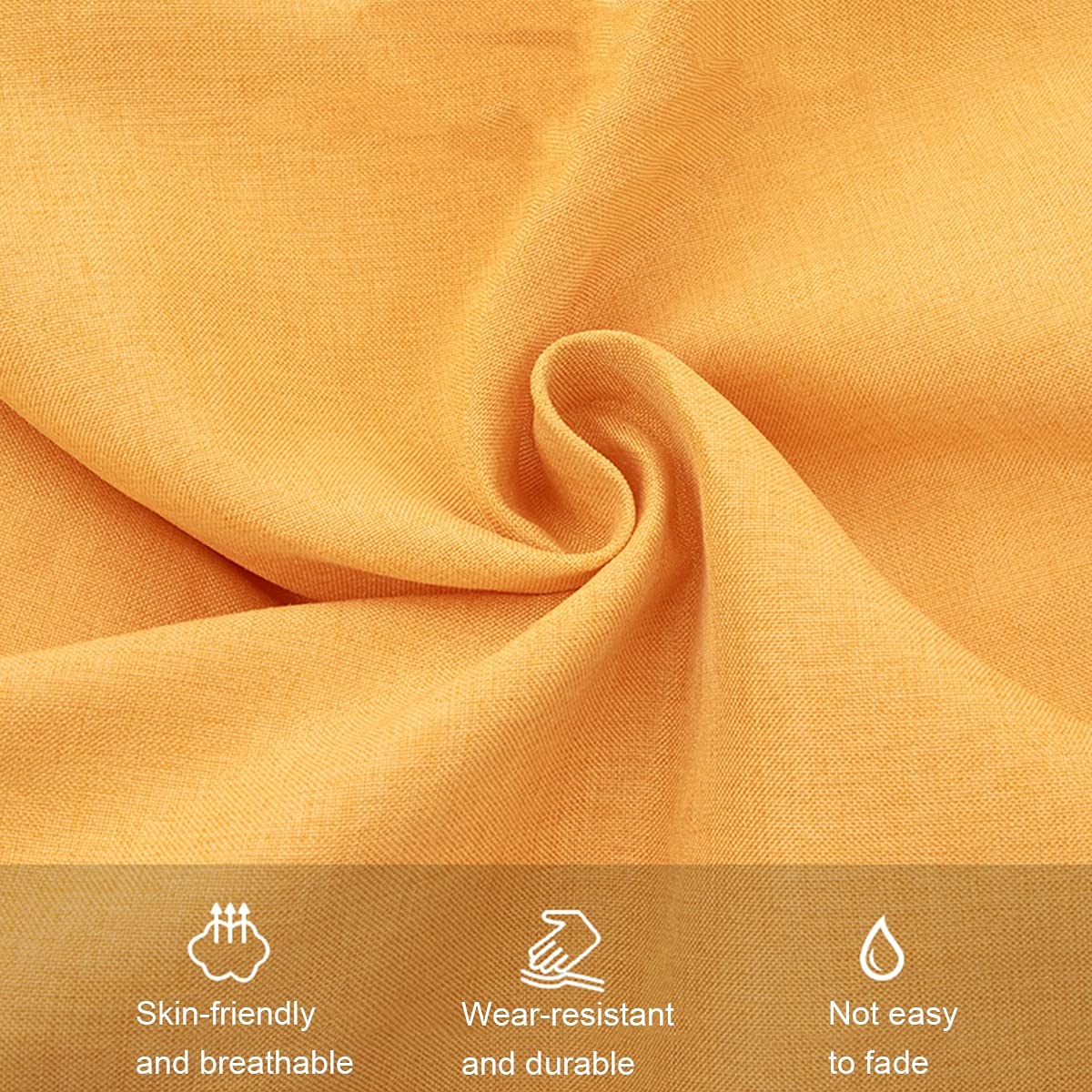 Cotton Linen Bean Bag Chair Cover 90x110cm U70573