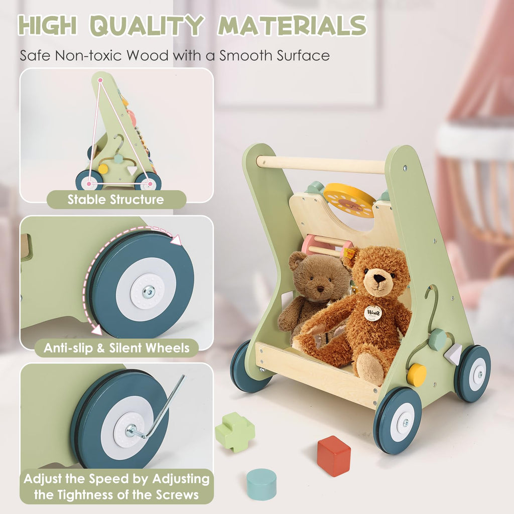 Wooden Baby Push Walker S463316