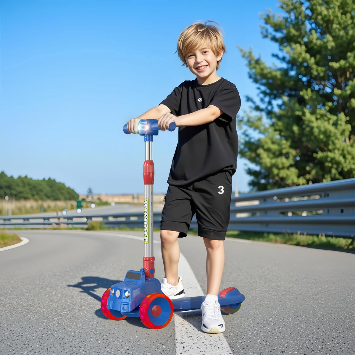 Foldable 3 Wheel Kids Scooter E6743