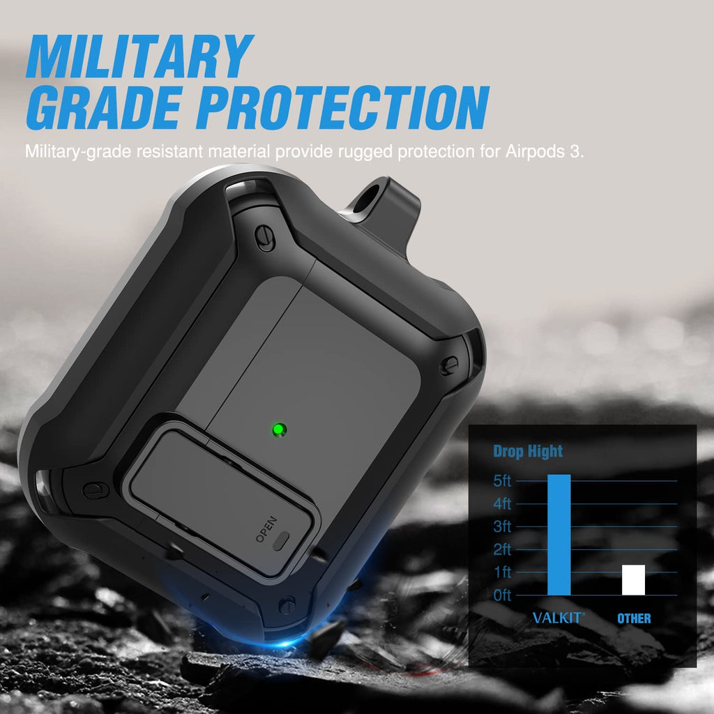 Airpods 3 Case Cover with Magnetic Lock Lid R1373