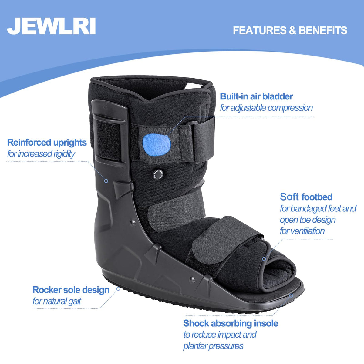 Walking Boot for Sprained Ankle J352129
