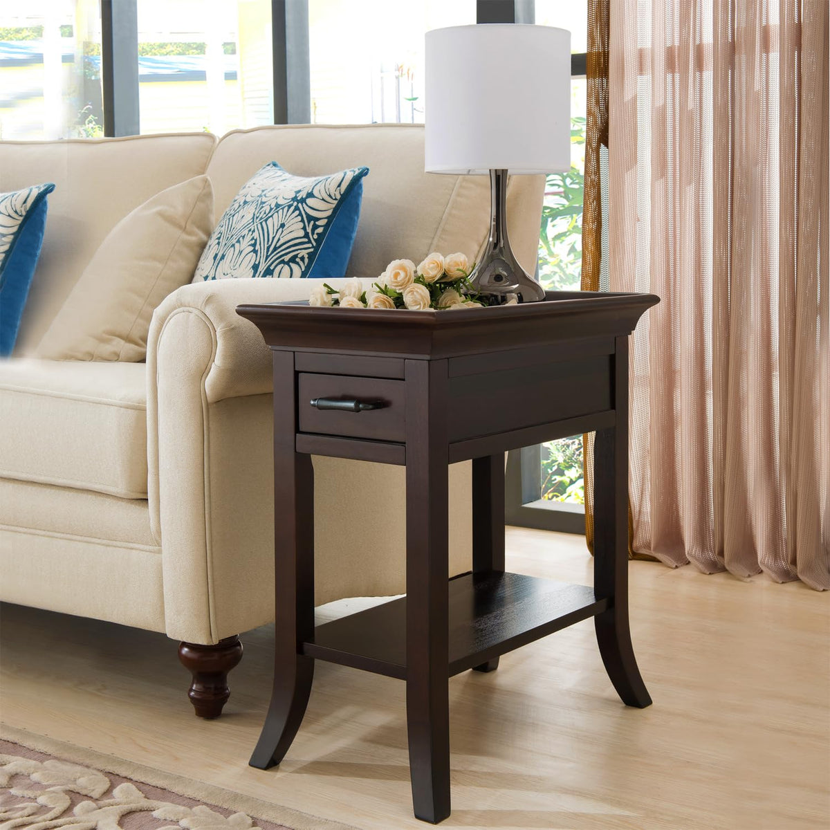 Chocolate Cherry End Table C838