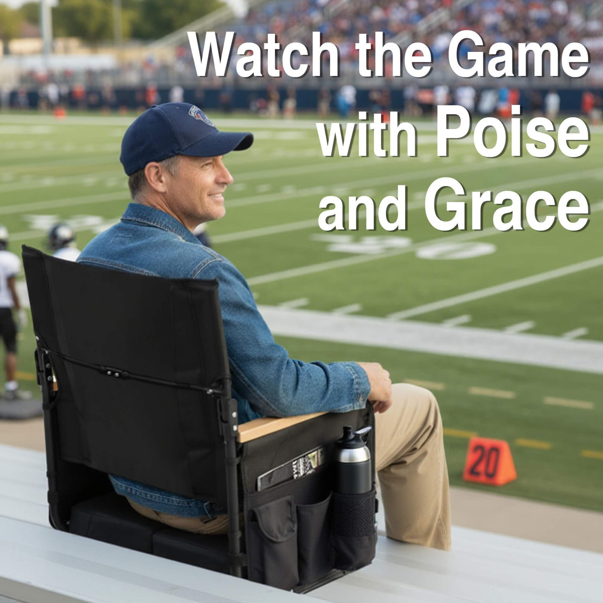 High Back Stadium Seats with Back Support W892