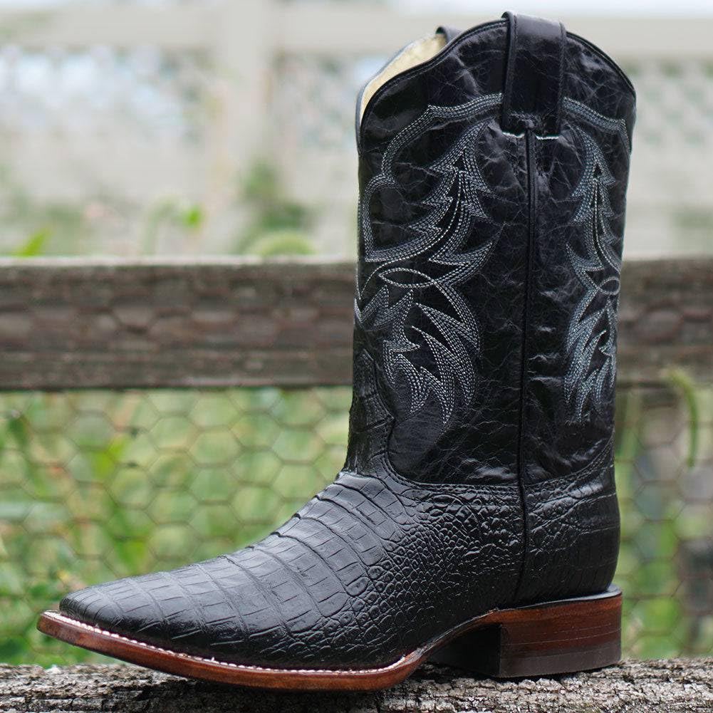 Caiman Belly Print Cowboy Boots G4838