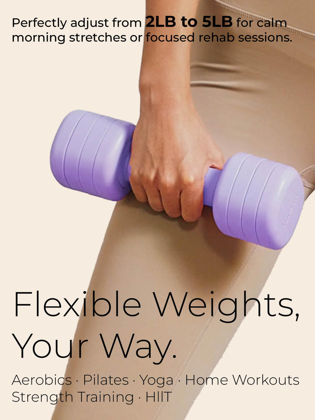 Adjustable Dumbbell Set 2LB 3LB 4LB 5LB H651207