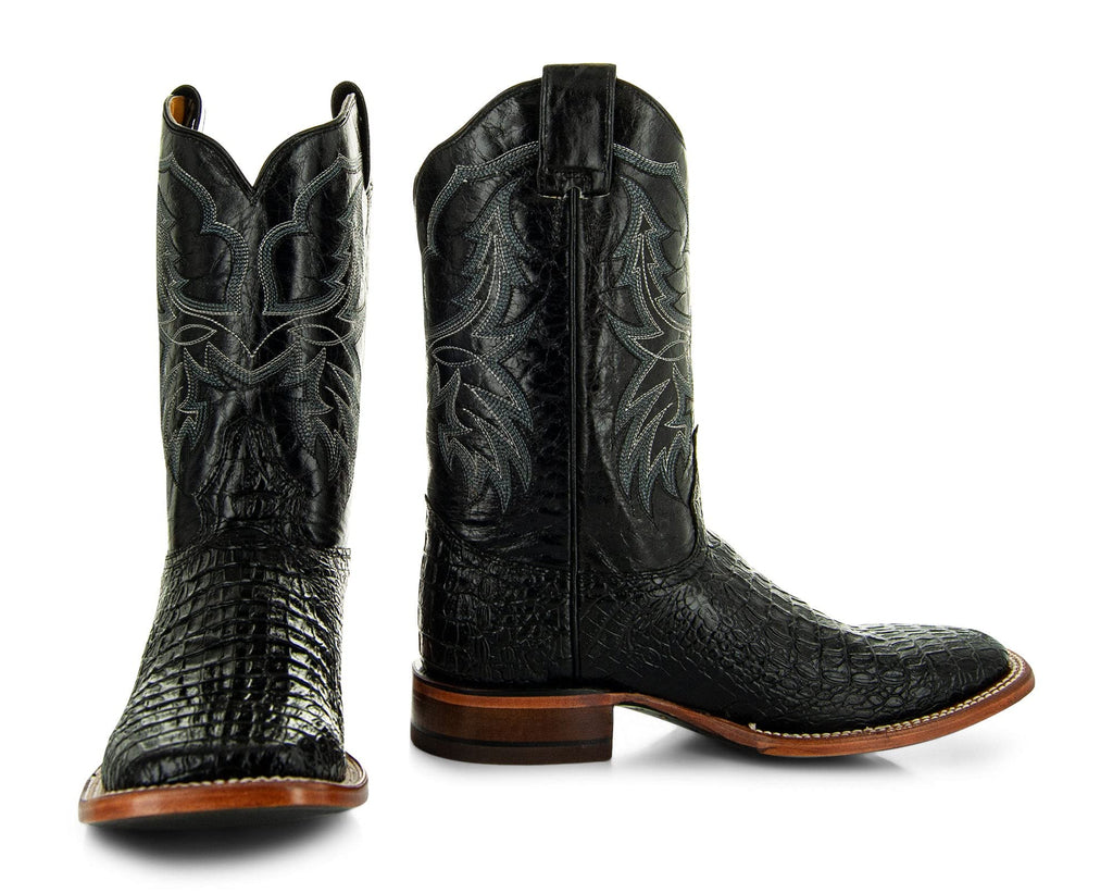 Caiman Belly Print Cowboy Boots G4838