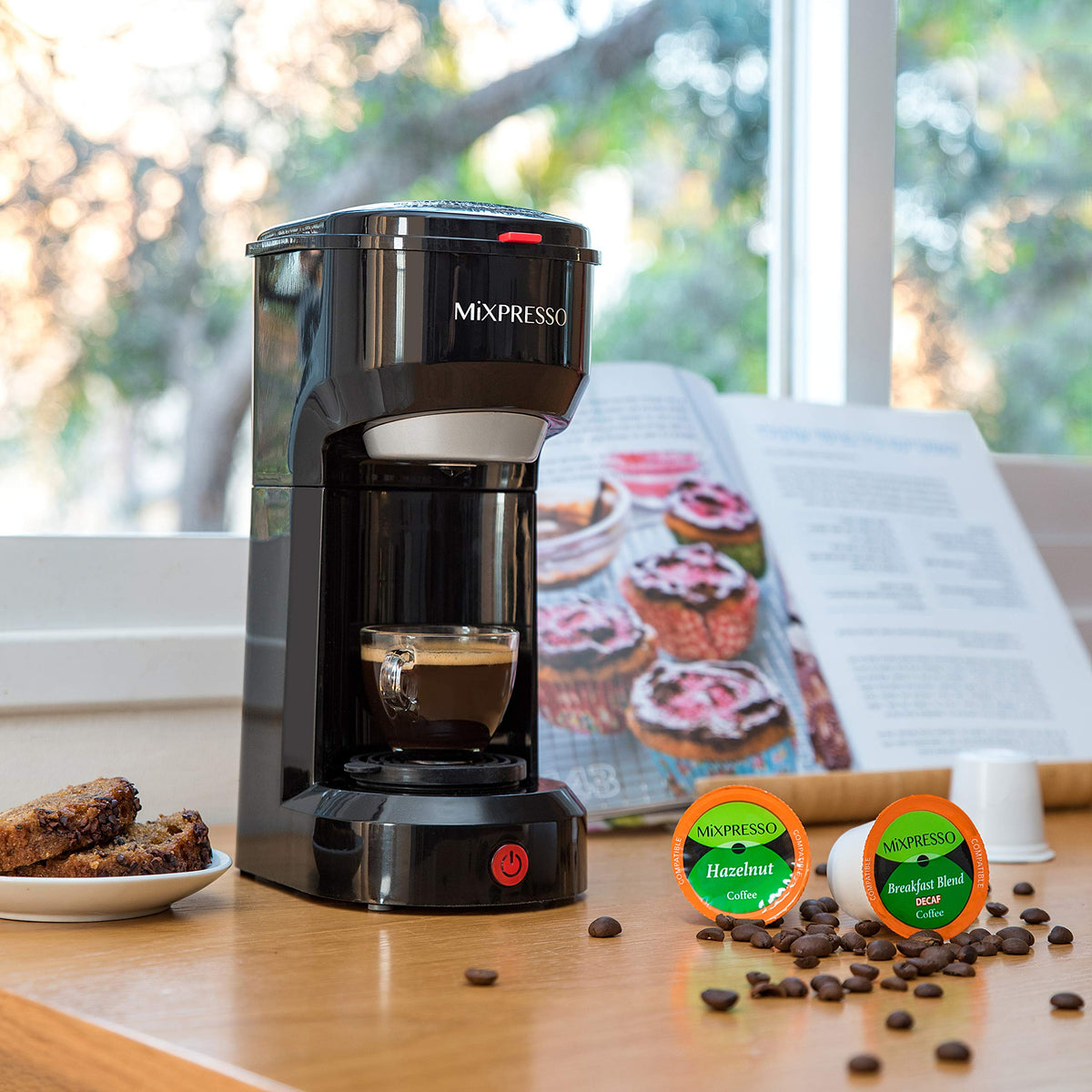 Single Serve Coffee Maker for K Pods & Grounds J578