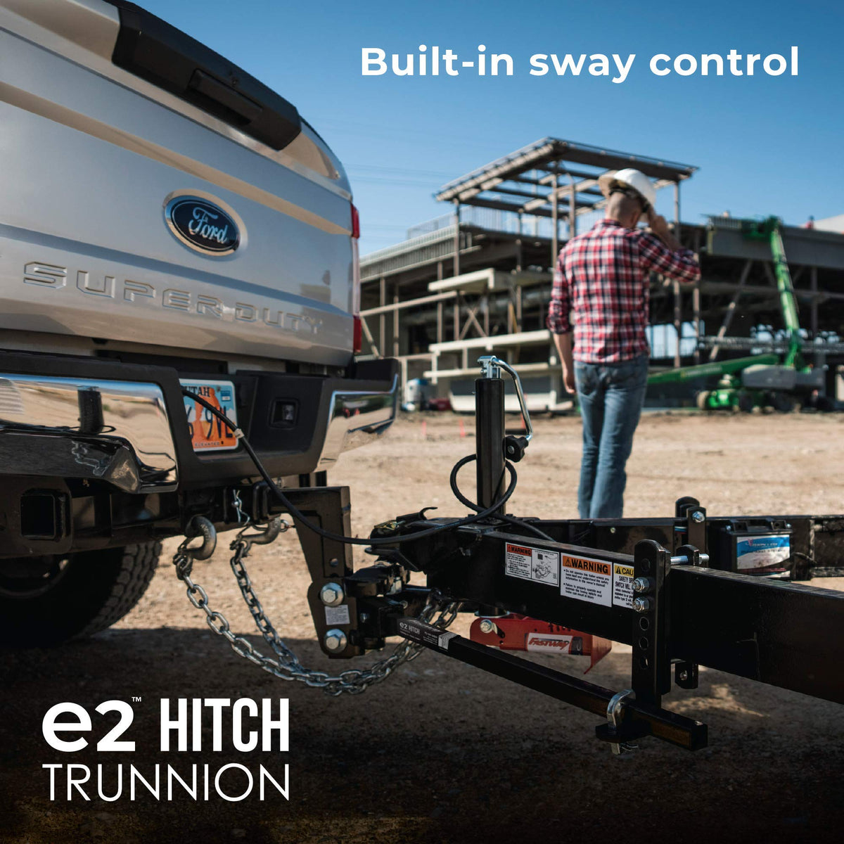 2-Point Sway Control Trunnion Hitch, 10,000 Lbs Trailer Weight Rating J84271