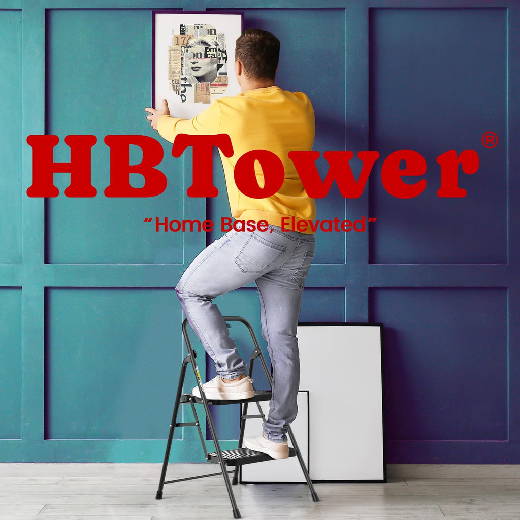 2 Step Ladder with Anti-Slip Pedal Q89338