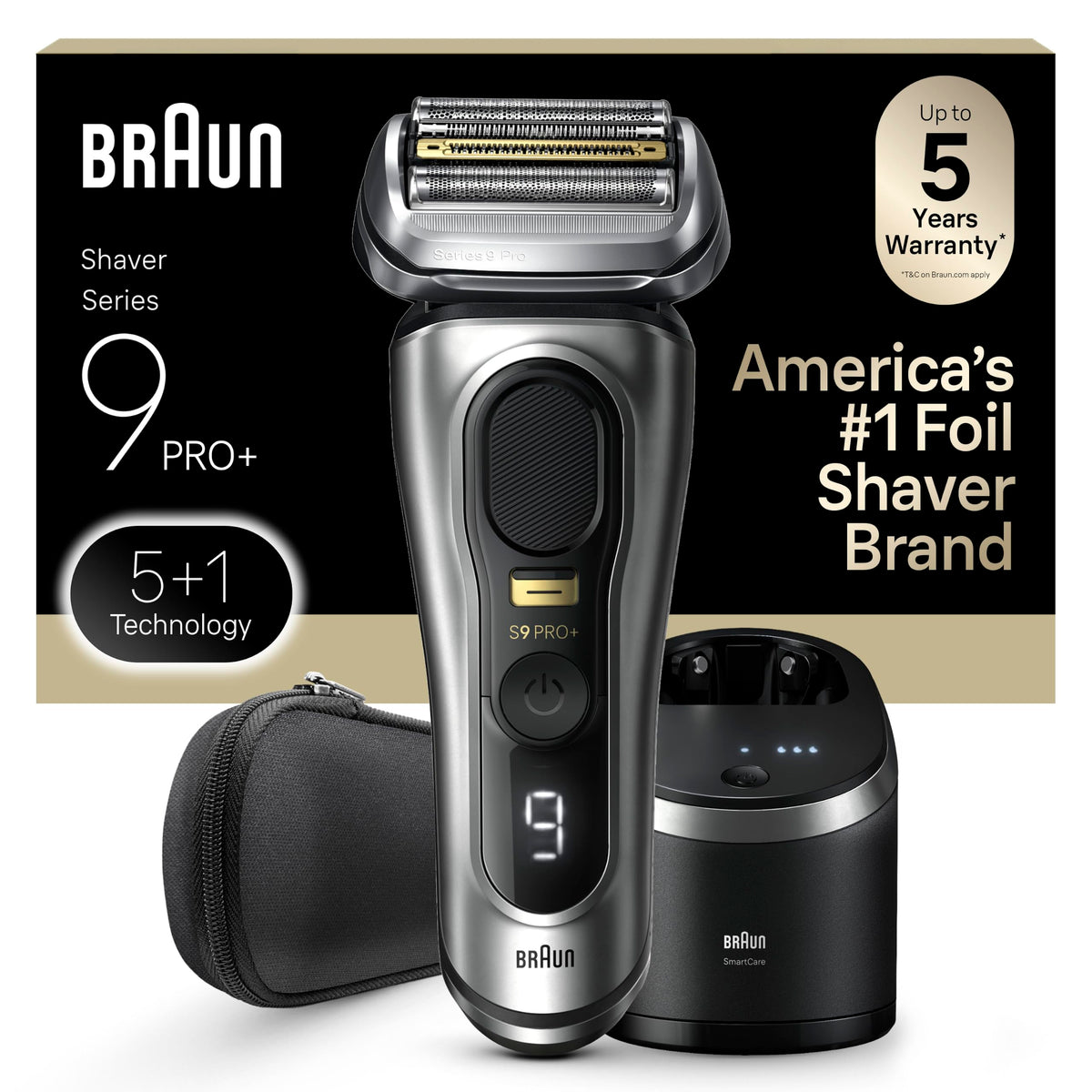 Electric Razor with 5 Shave Elements and Trimmer P27394