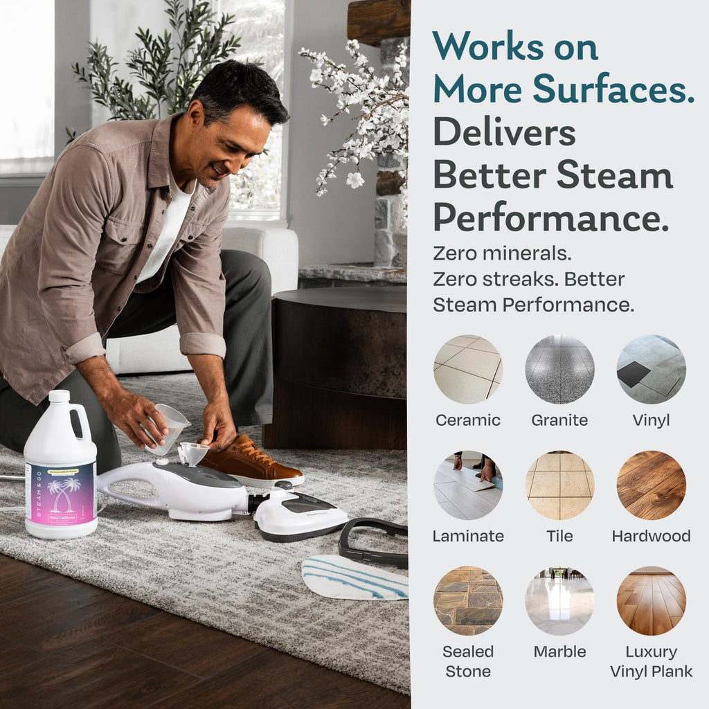 Demineralized Water for Steam Mop, 32 Ounces H802600