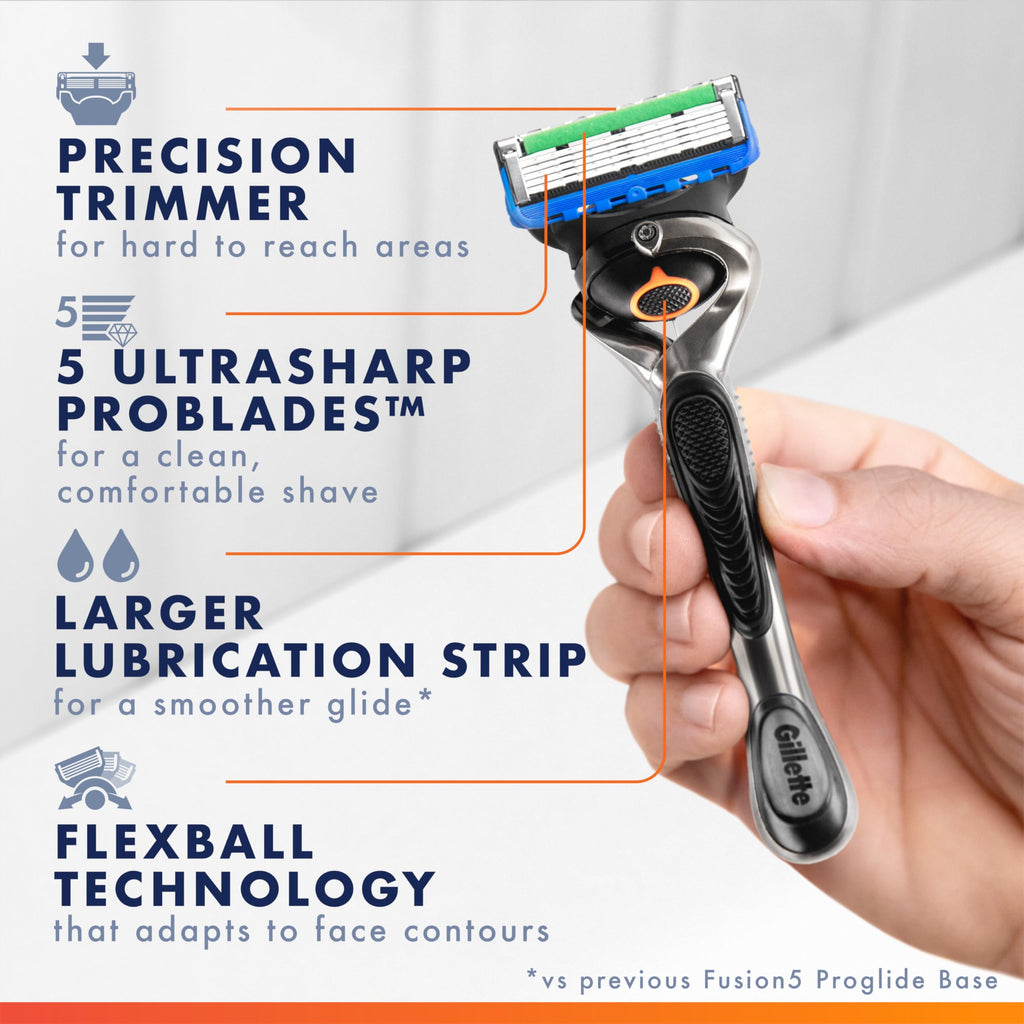 5-Blade Razor with Travel Case L540496