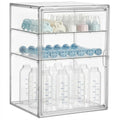 3 Tiers Adjustable Clear Acrylic Baby Bottle Storage Organizer P814652