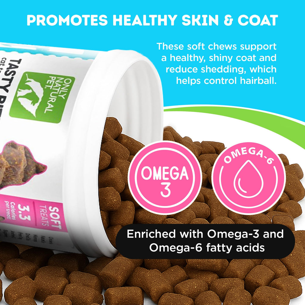 Chicken and Liver Flavor Soft Chews for Cats 60 Count O562
