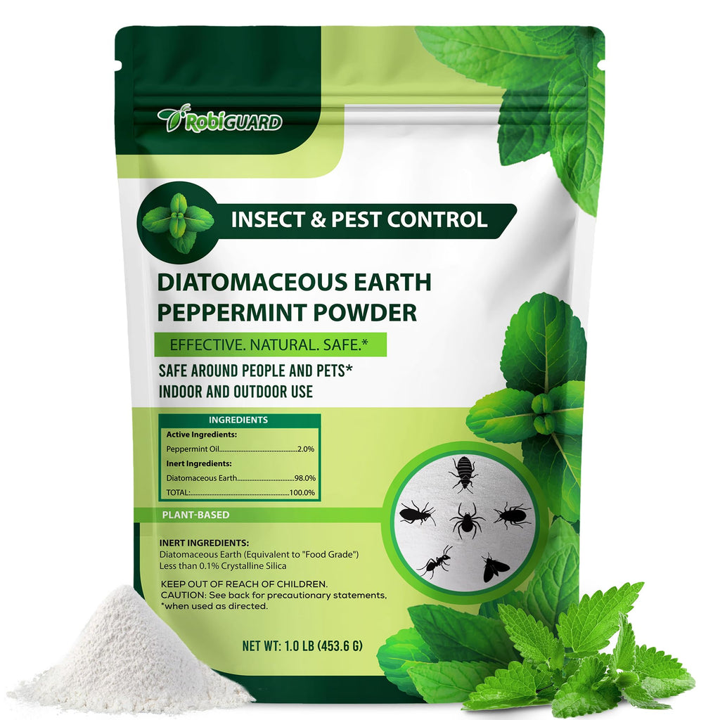 Food Grade Diatomaceous Earth Peppermint Powder 1 lb Z63099