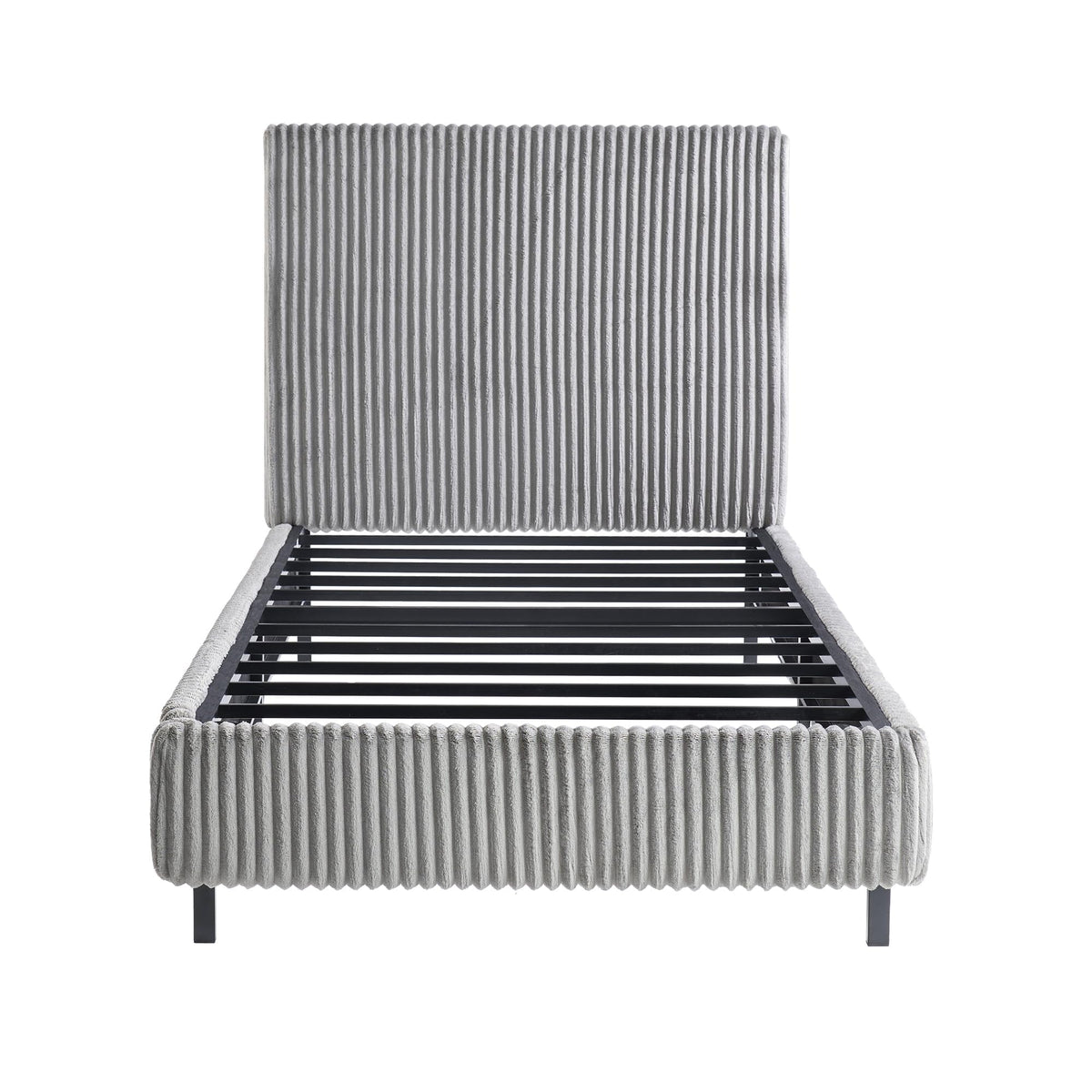 Upholstered Bed Frame with Headboard O394669