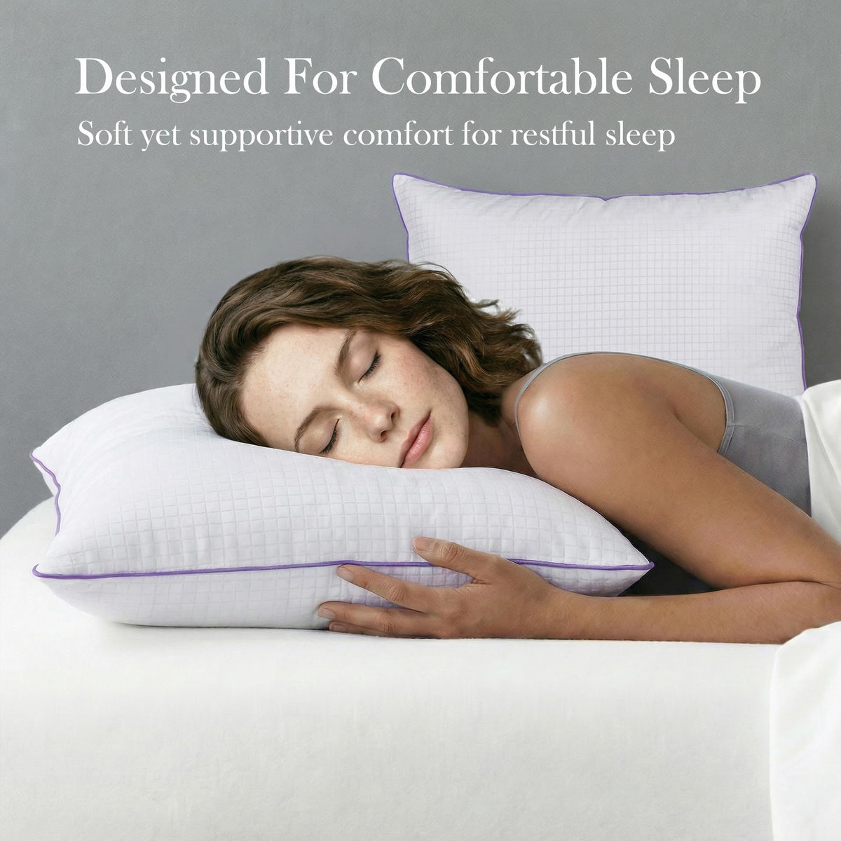 King Size Down Alternative Pillows Set of 2 Q52111