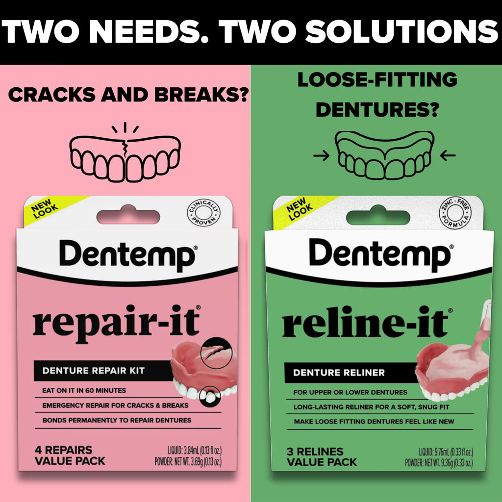 Denture Repair Kit & Denture Reliner I875