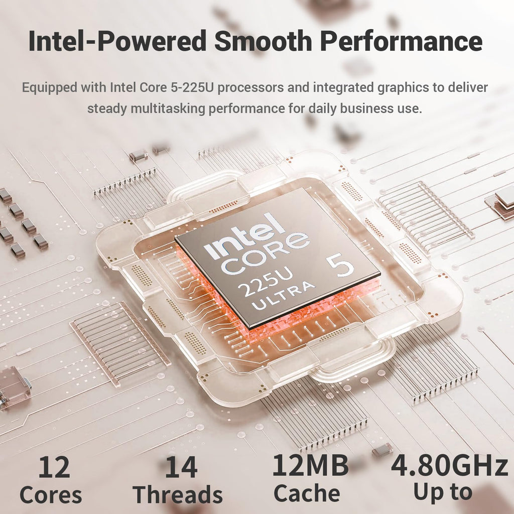 15.6" FHD Touchscreen Intel Core Ultra 5 Laptop O65000