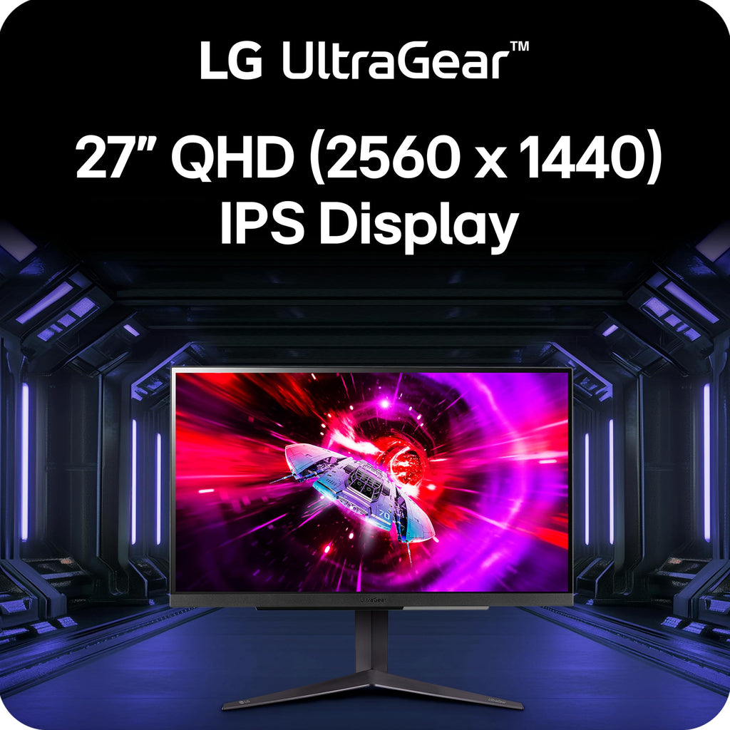 27-inch QHD IPS Gaming Monitor, 240Hz, 1ms, DisplayHDR 400, Black C14380