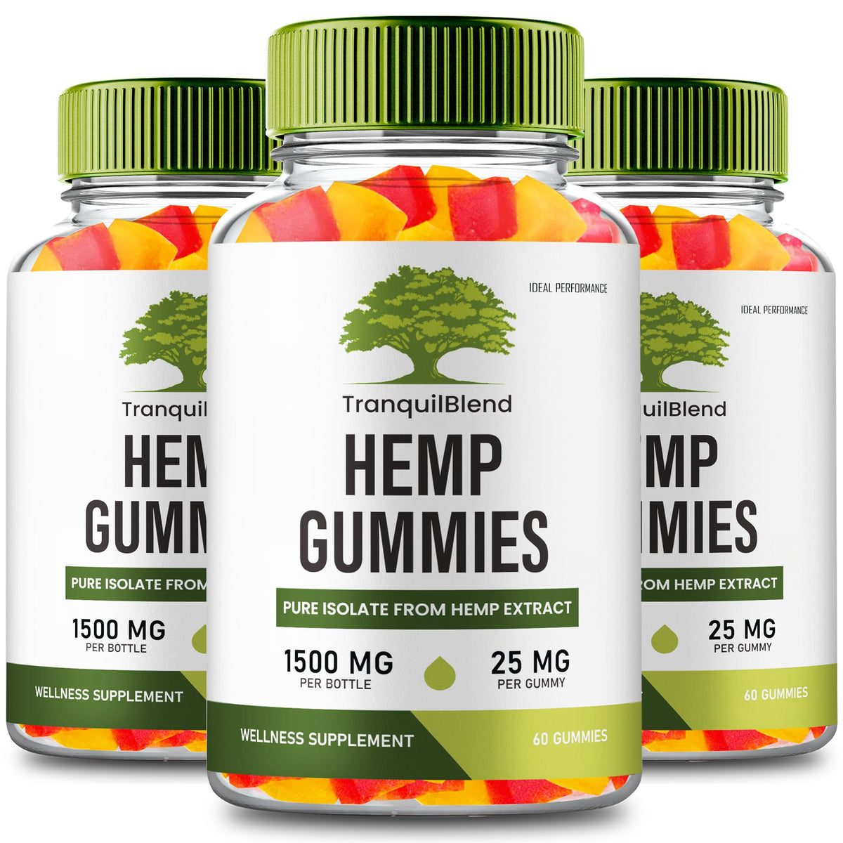 Hemp Gummies with Hemp Seeds Organic Extract 3 Pack V32984