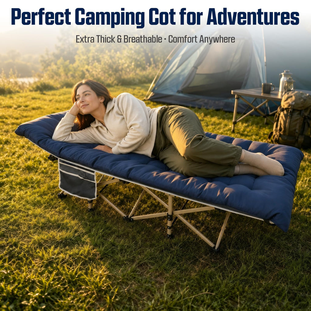 Camping Cot with Mattress R506619