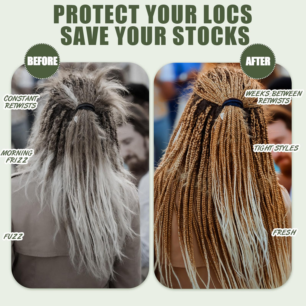 2 Pcs Dreadlock Sleep Cap I690